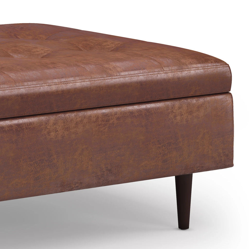 38 inch Square Storage Ottoman Coffee Table U158450