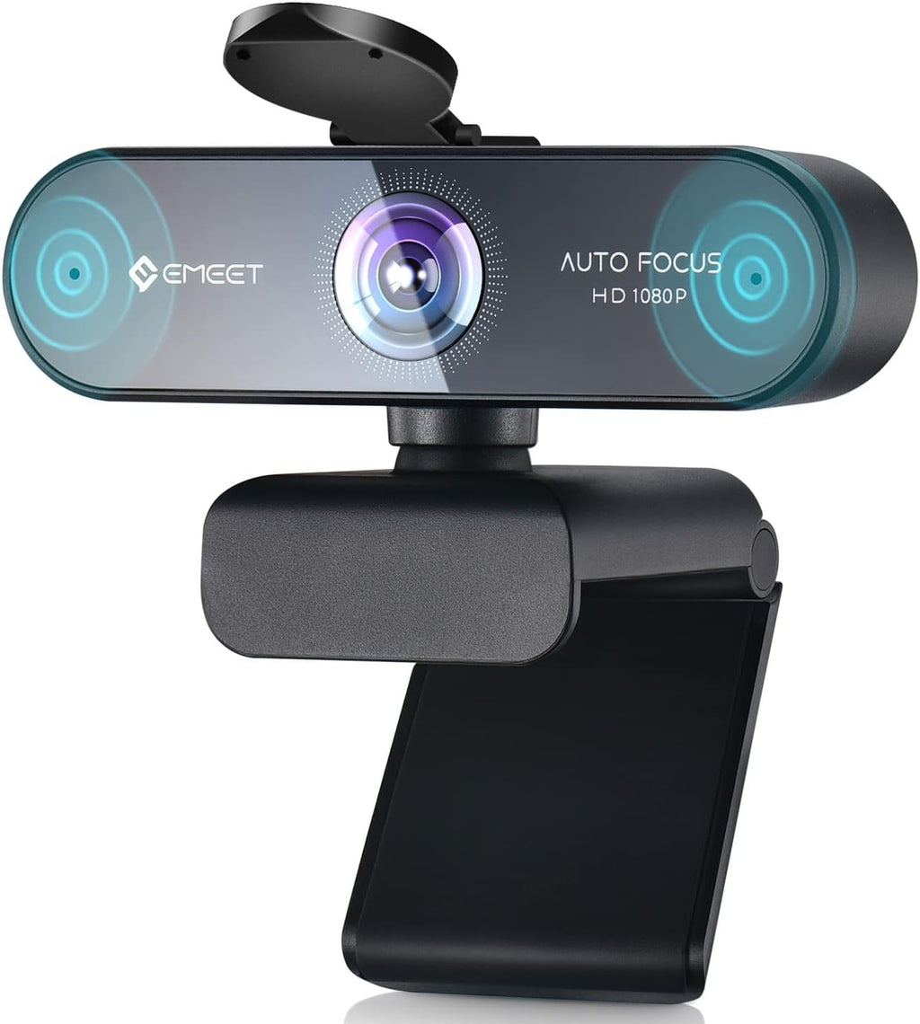 1080P Webcam with Microphone and Privacy Cover, Pack of 2 D80409