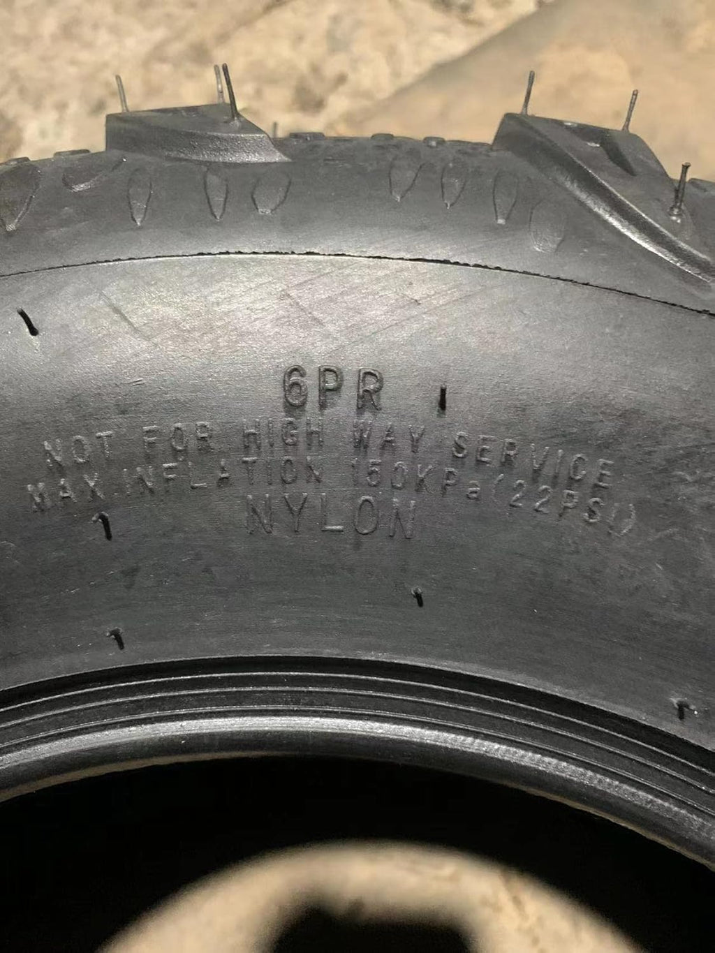 Set of 4 ATV UTV Tires 25x10-12 Rear & 25x8-12 Front Tubeless 6PR P280