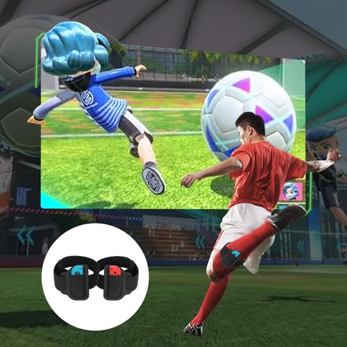Switch Sports Games Accessories Bundle, 10 in 1 Family Party Pack with Tennis Rackets, Golf Clubs, Leg Straps & Joycon Grips O6768