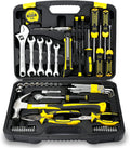 61-Piece Mechanic Tool Set with Plastic Tool Box Storage Case S1526