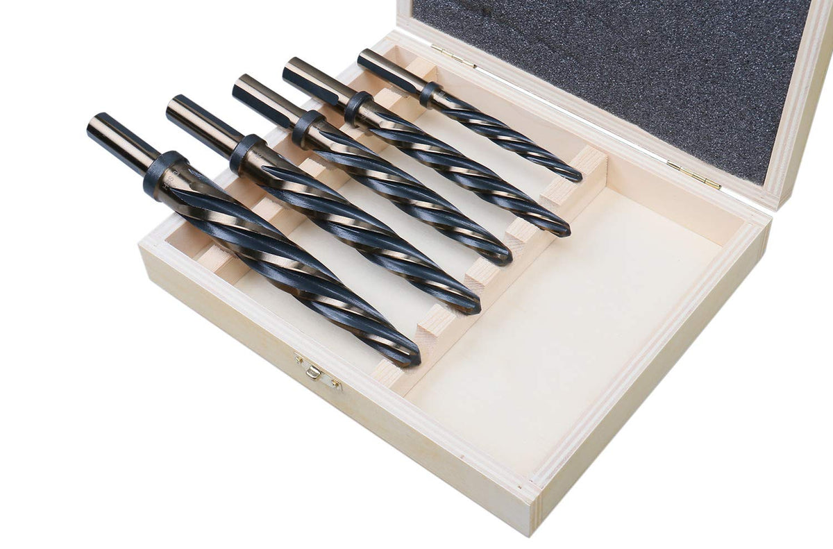 5 Pc H.S.S. Standard Spiral Flute Car Reamer Set F33027