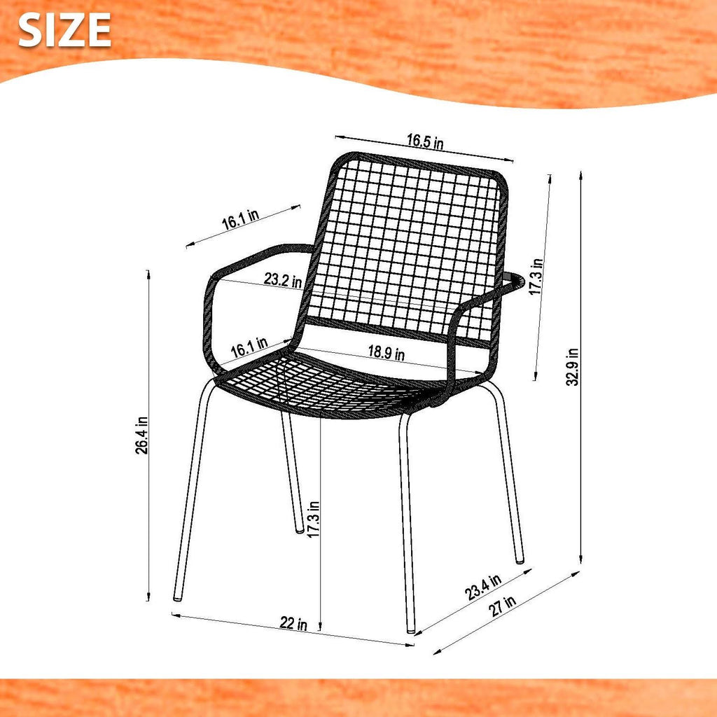 3-Piece Eucalyptus Wood Patio Dining Set S6752