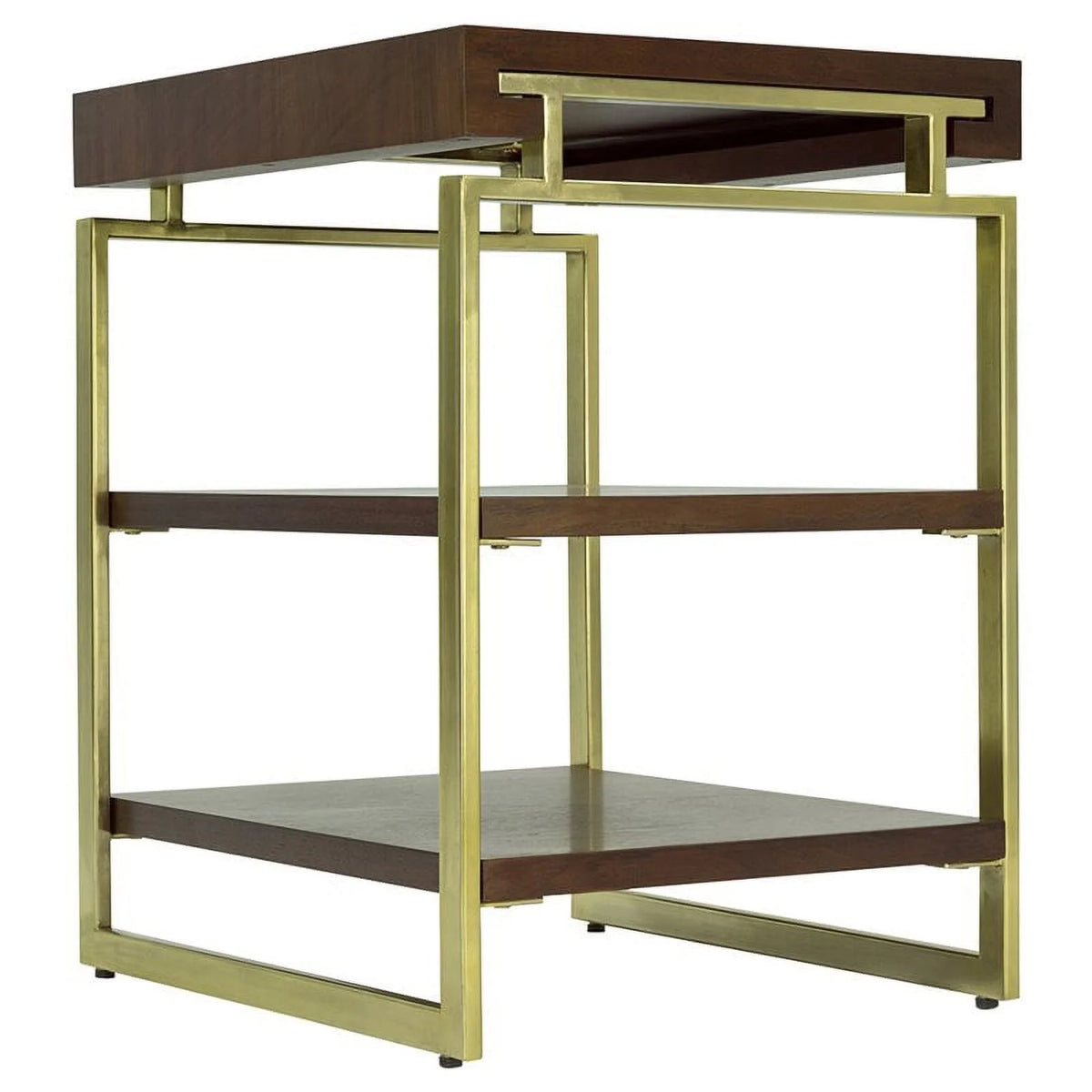 Chairside Table Rich Nut Brown A9434