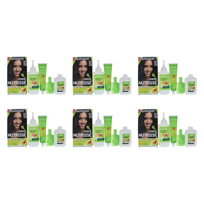 10 Black Hair Color Creme, Pack of 6 G81257