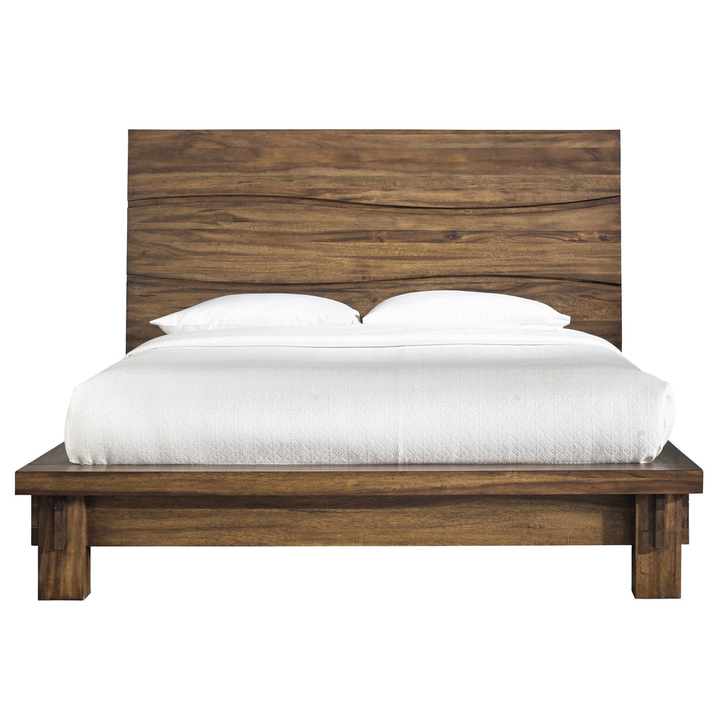 Full Platform Bed in Natural Wood O818767