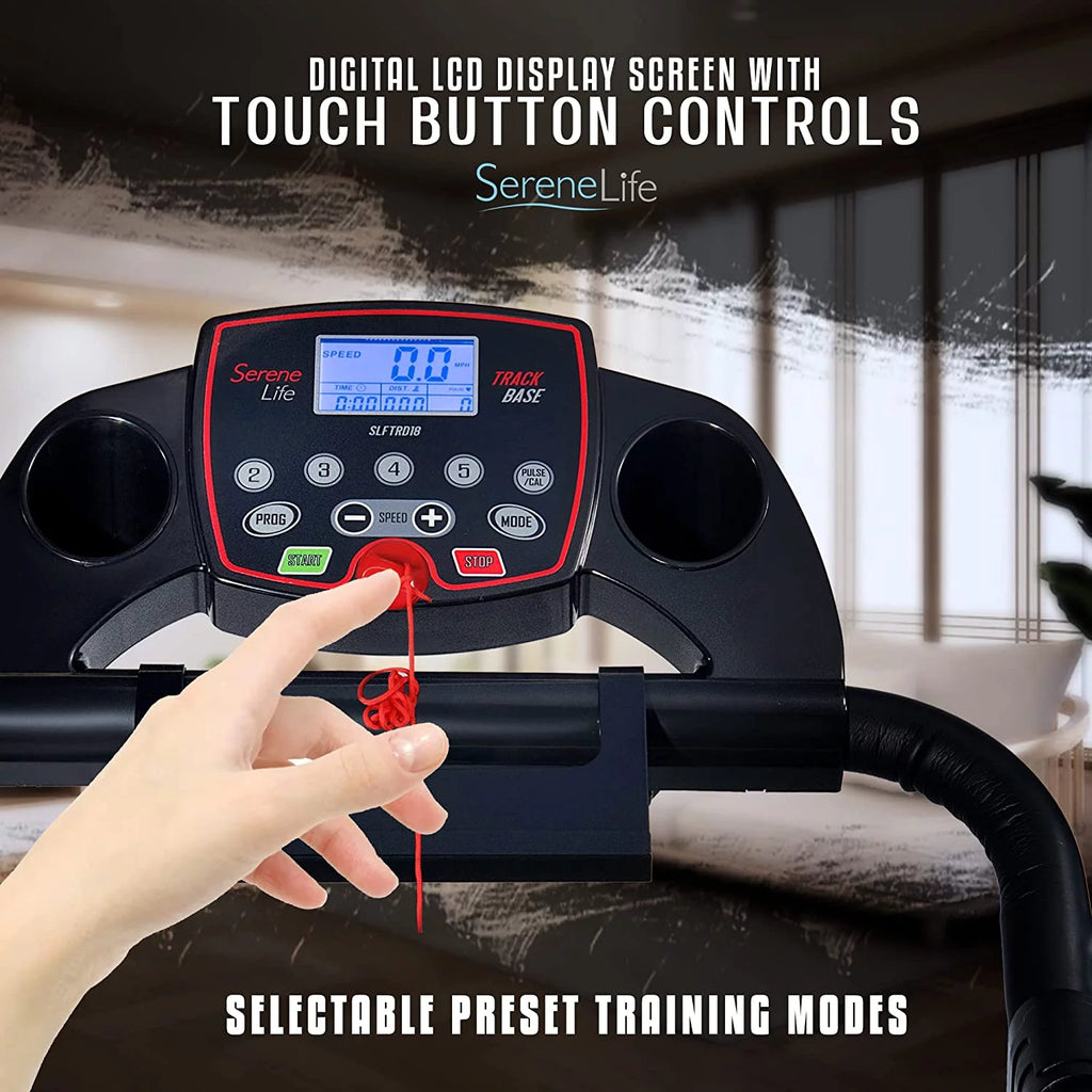 Foldable Treadmill with LCD D316386