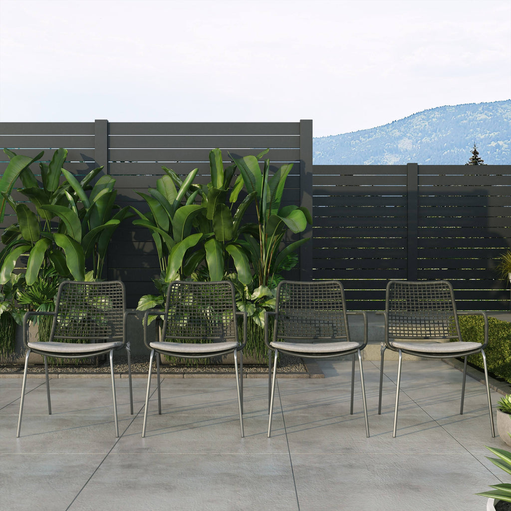 3-Piece Eucalyptus Wood Patio Dining Set S6752
