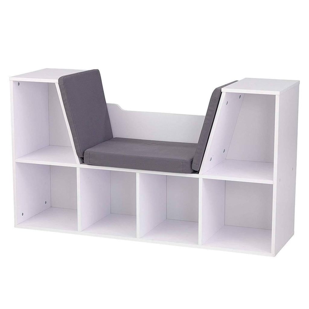 White Bookcase with Reading Nook Toy W625