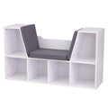 White Bookcase with Reading Nook Toy W625