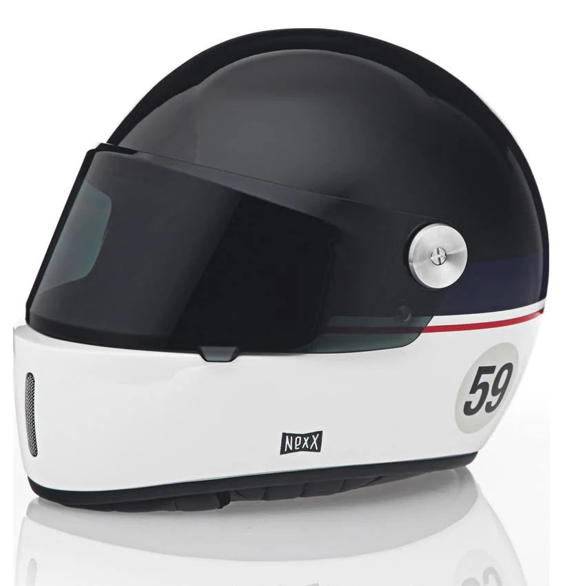 White Blue Helmet G917