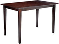 Rectangular Casual Dining Leg Table in Cappuccino W742