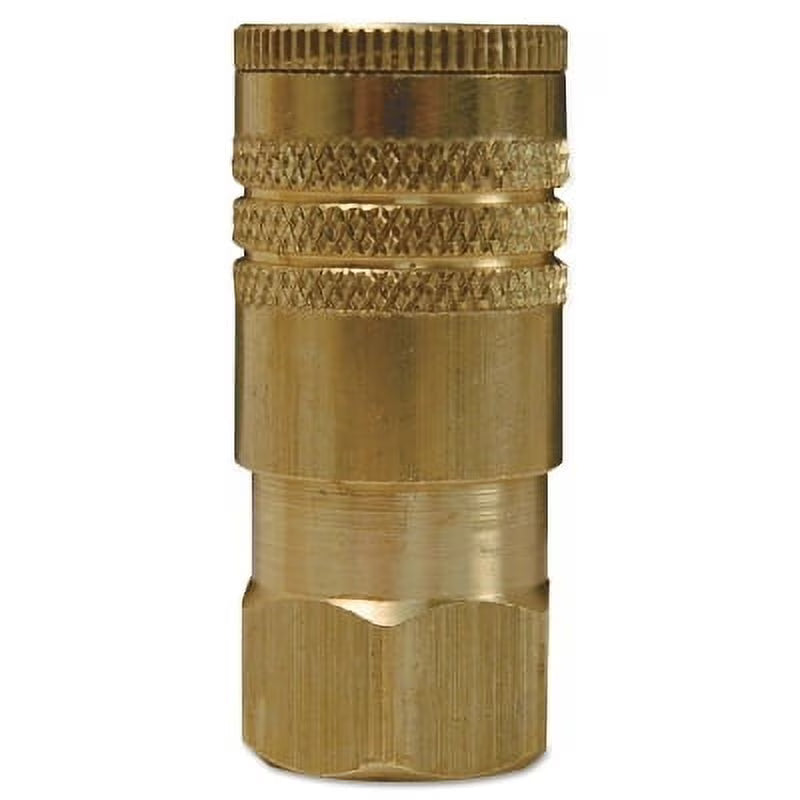 1/4 In Brass Quick Connect Fittings, Bundle of 2 O7653