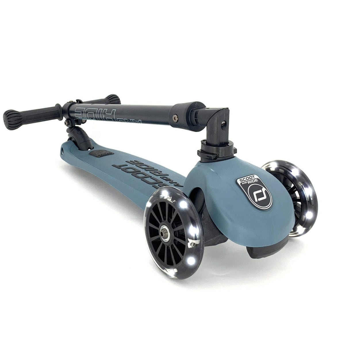 Steel Blue LED Kick Scooter J30677