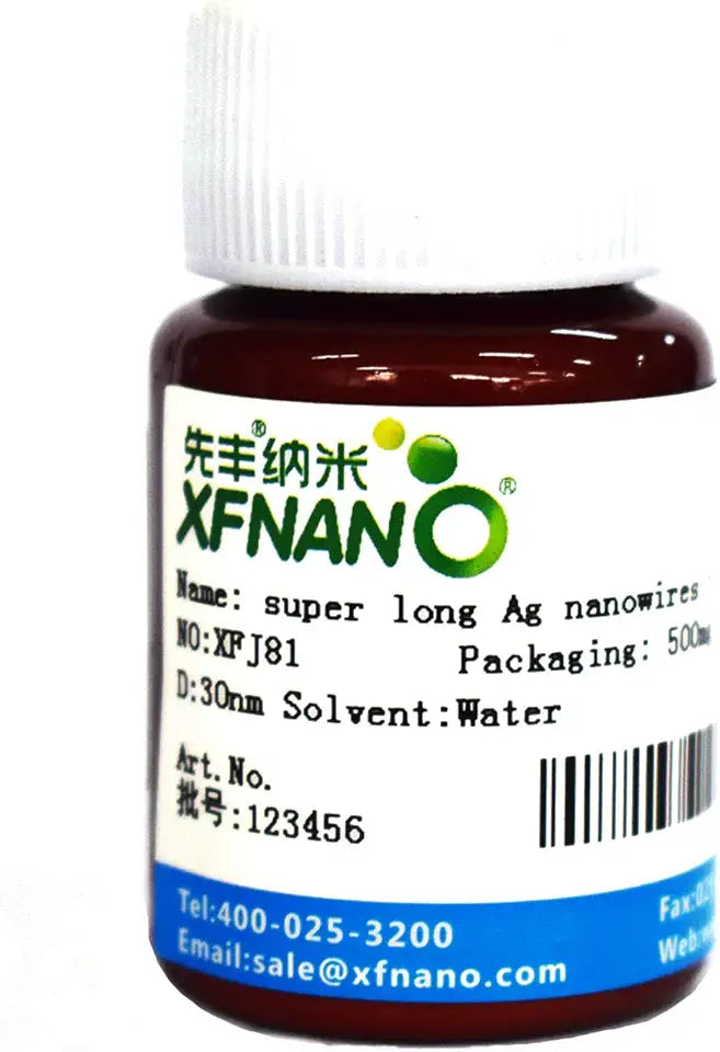 Silver Nanowires 30nm Water Dispersion 20mg/ml 1gram W1264