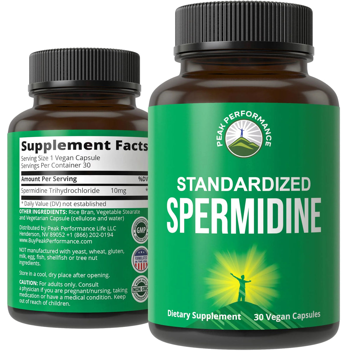 99% Spermidine Trihydrochloride Vegan Capsules F41279