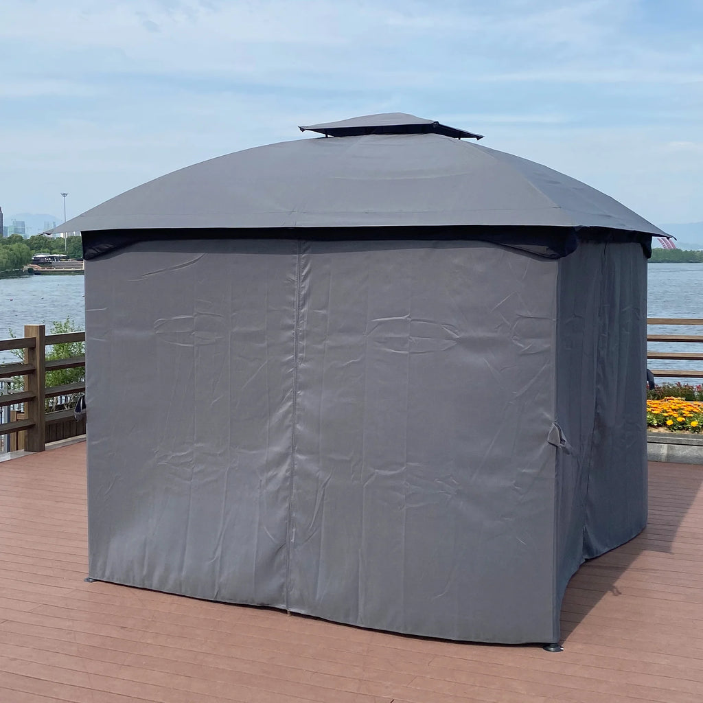 10'x10' Double Roof Outdoor Canopy Shelter Tent P802012
