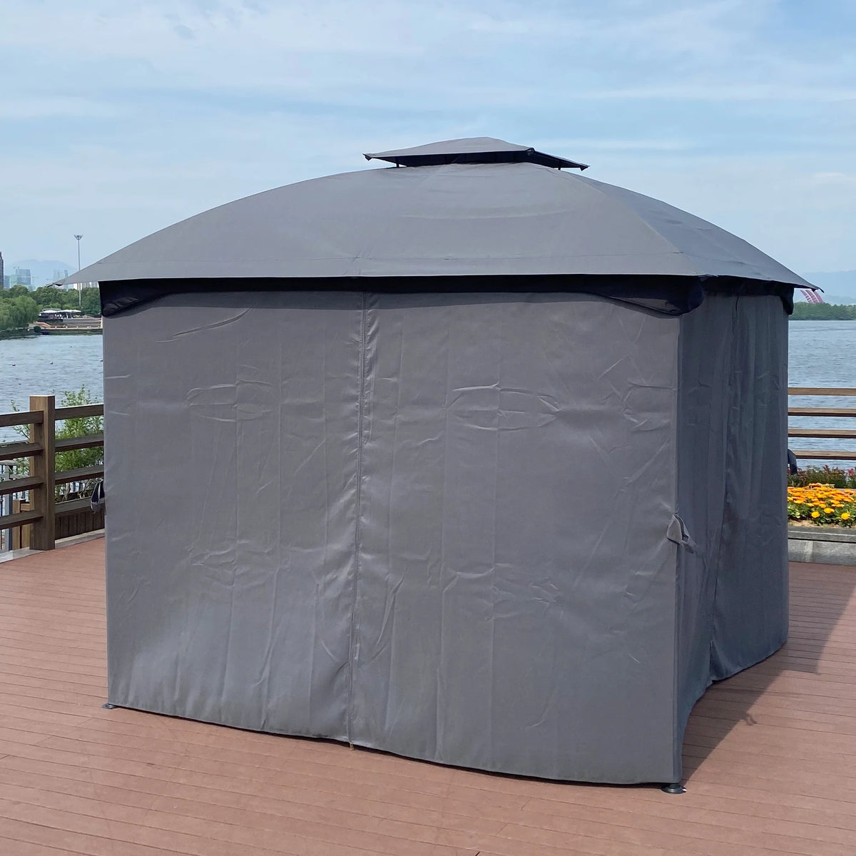 10'x10' Double Roof Outdoor Canopy Shelter Tent P802012