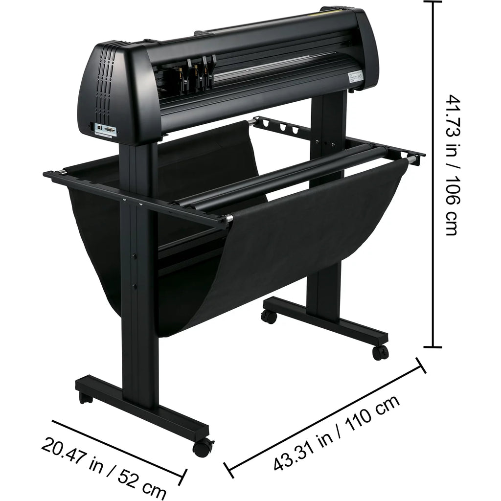 Vinyl Cutter, 34 in / 870 mm Vinyl Plotter, Off-line LCD Cutting Machine R685337