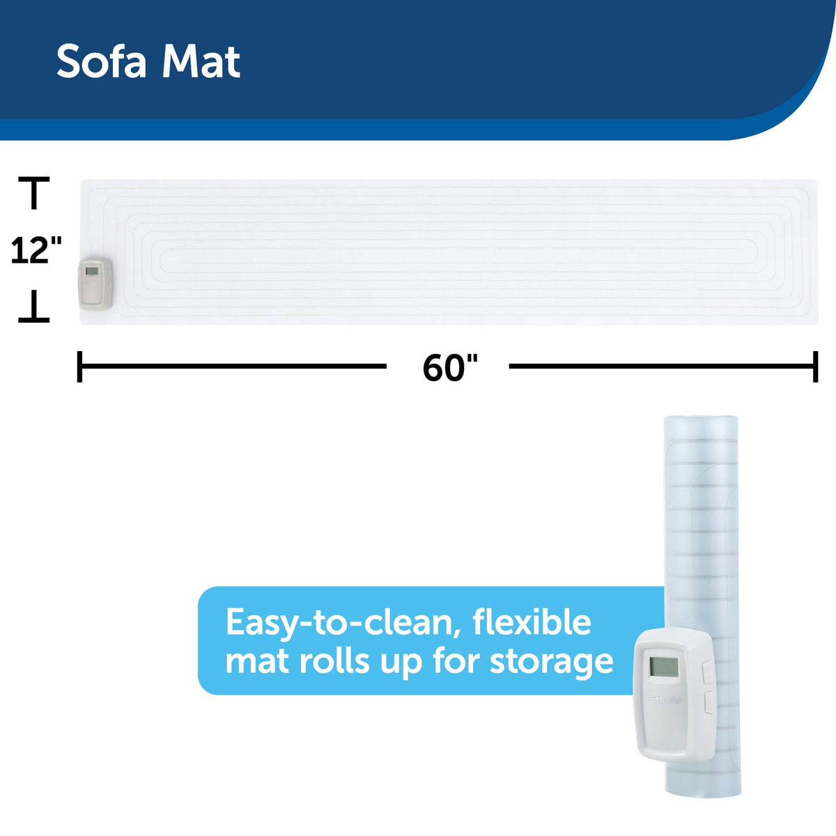Sofa Training Mat, 12 x 60 Inches V943294