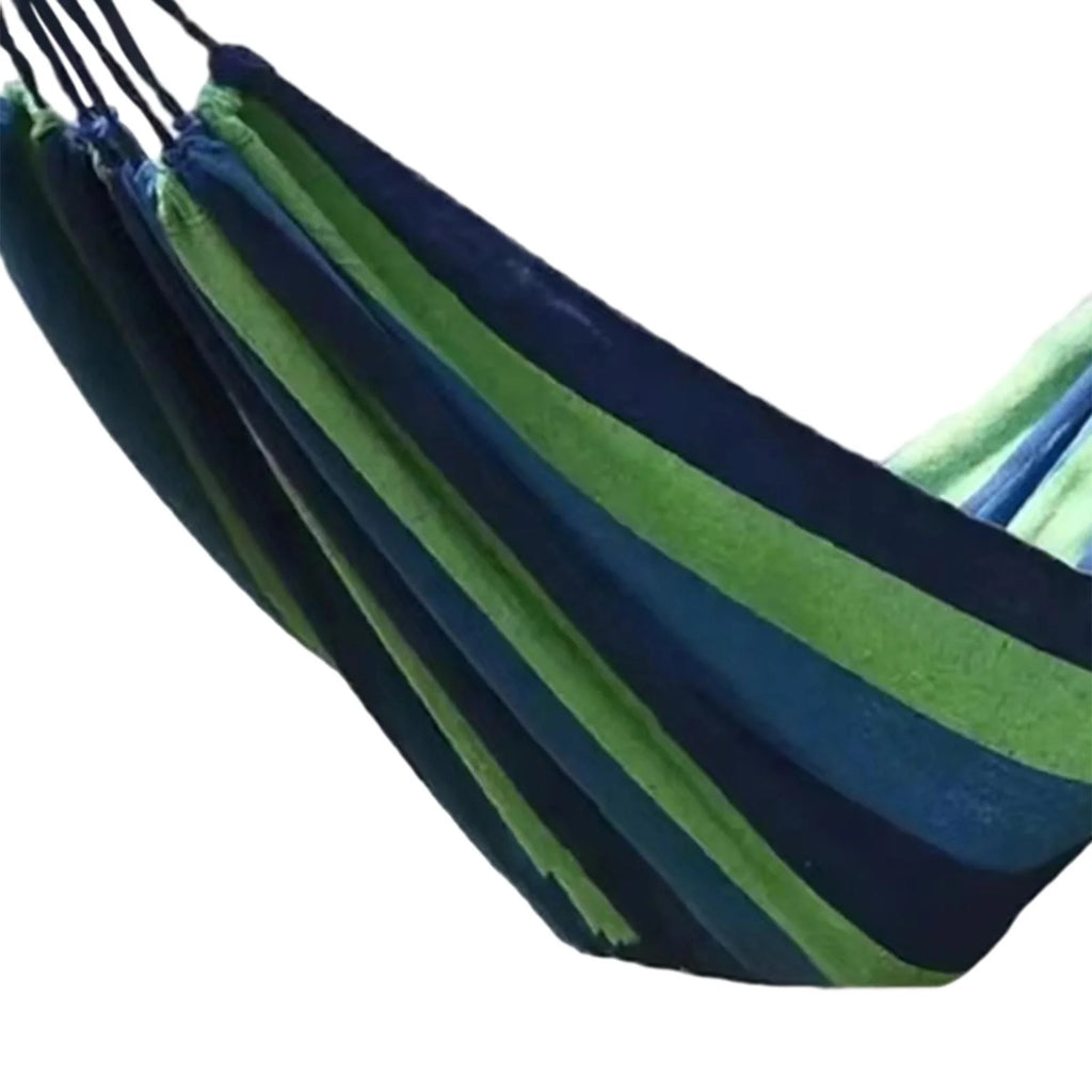 Blue Canvas Camping Hammock 190x150cm W2457