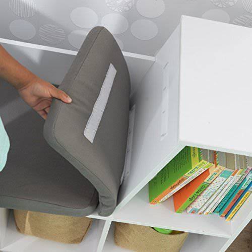 White Bookcase with Reading Nook Toy W625