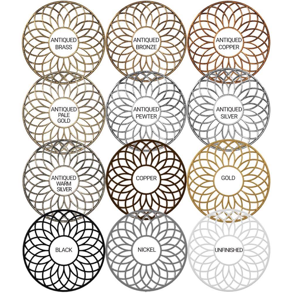 36x22OD x 13 1/8x22ID x 1x22P PVC Pierced Ceiling Medallion Y677920