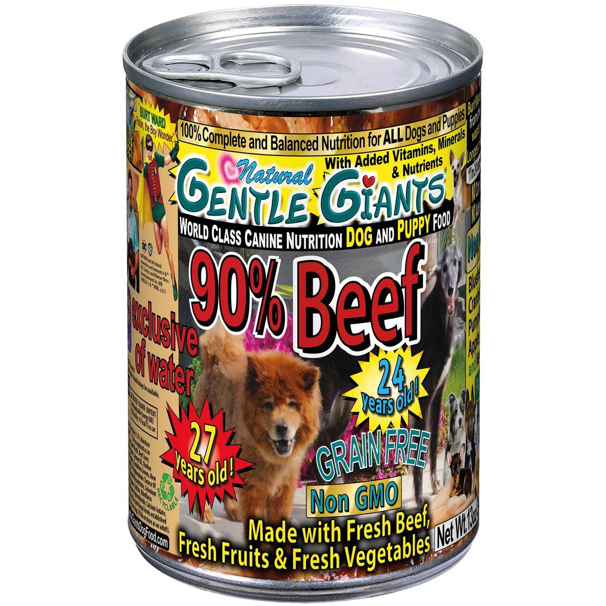 Grain Free Beef Dog & Puppy Can Food Z289