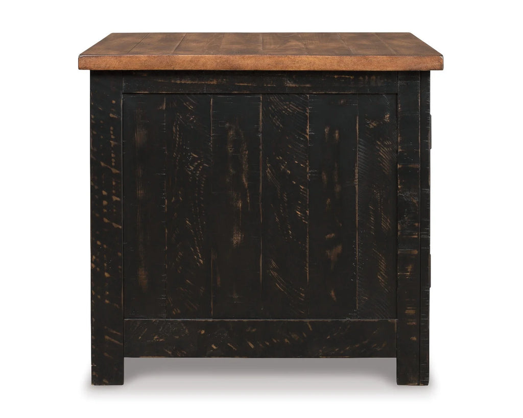Black/Brown End Table L880078