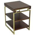 Chairside Table Rich Nut Brown A9434