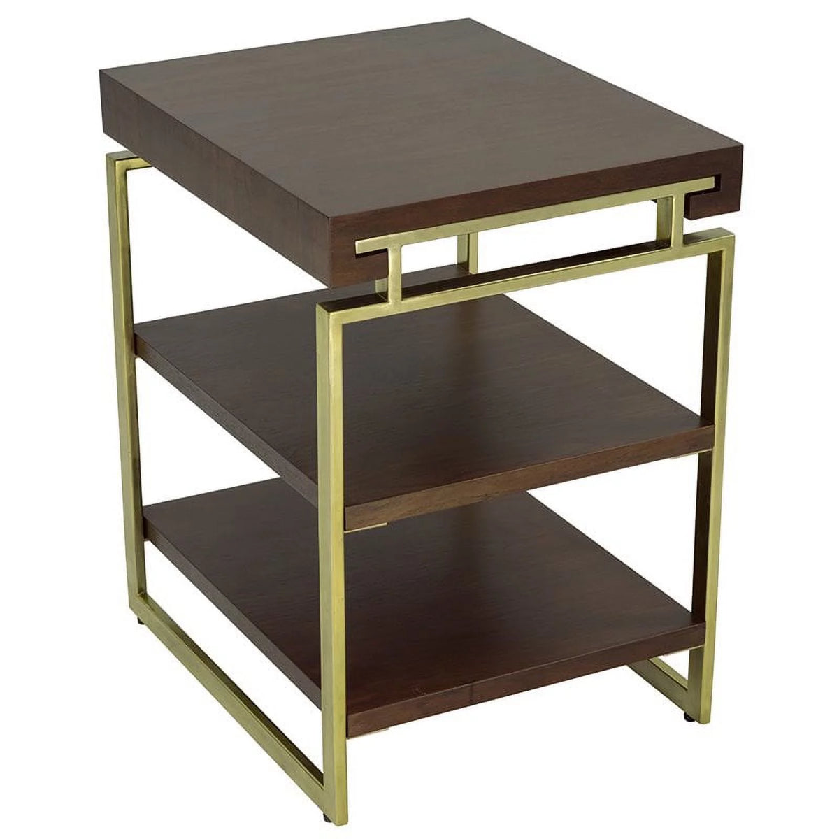 Chairside Table Rich Nut Brown A9434