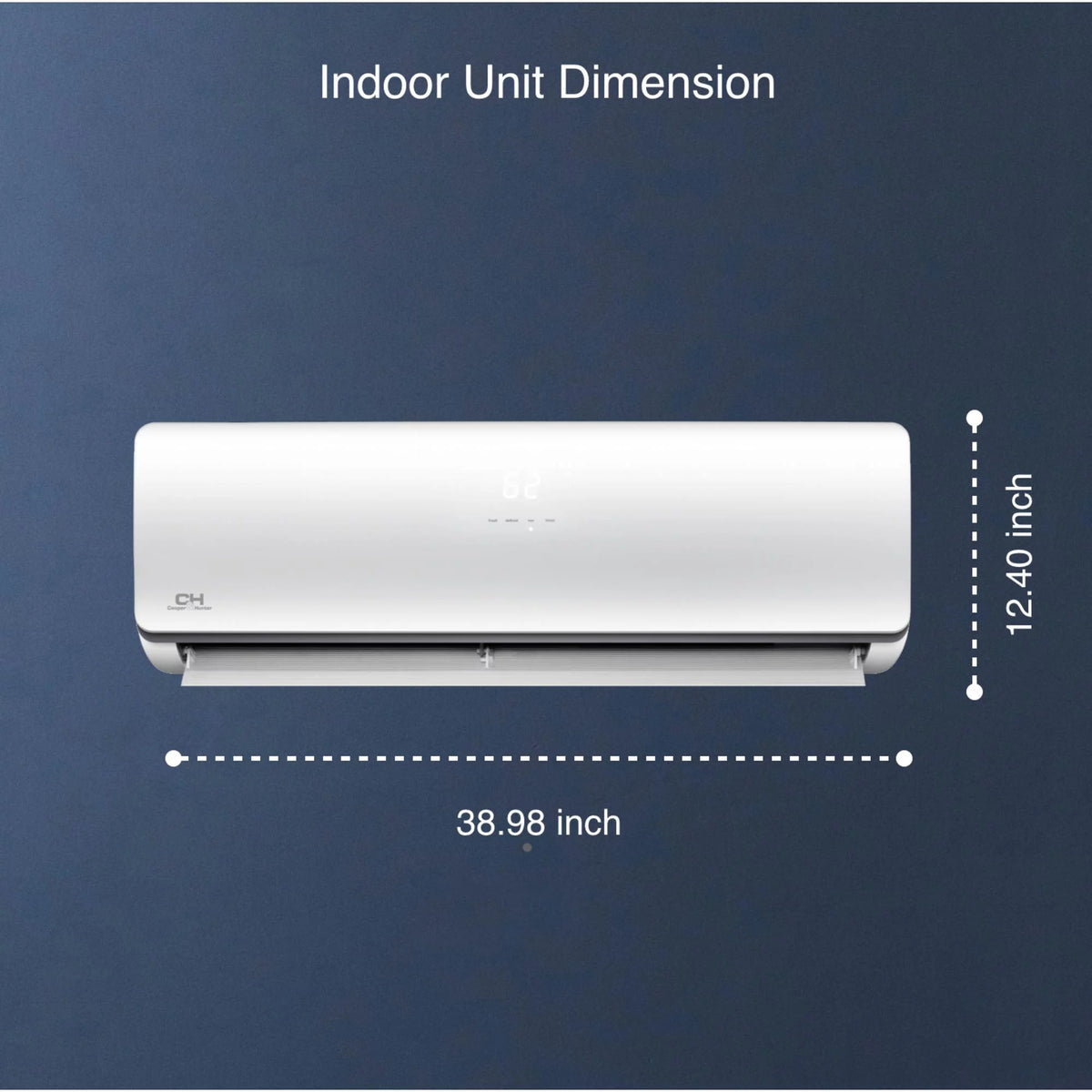 18000 BTU 230V Wall Mounted Mini Split Heat Pump Air Conditioner J7647