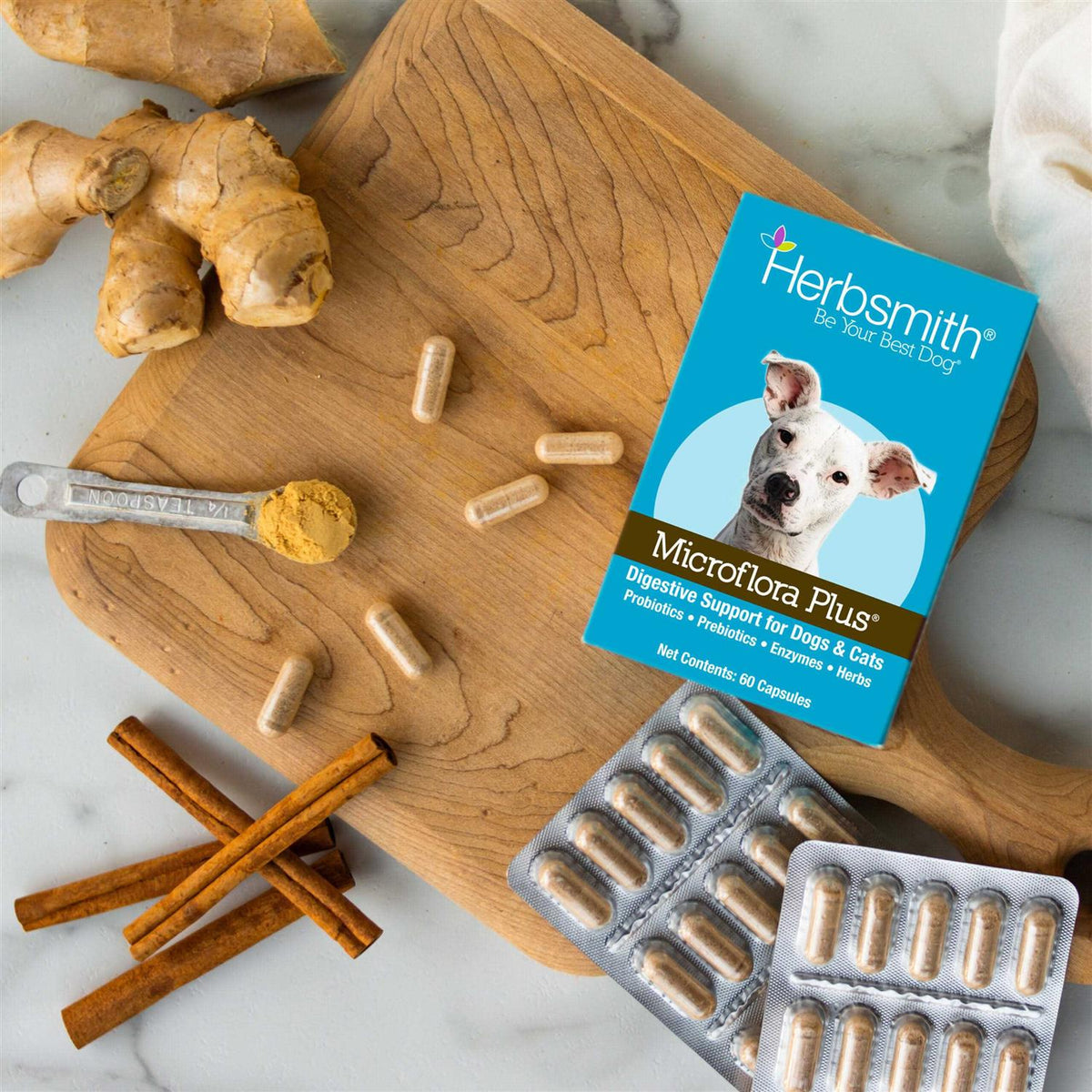 Microflora Plus for Digestion Pet Supplies J7261