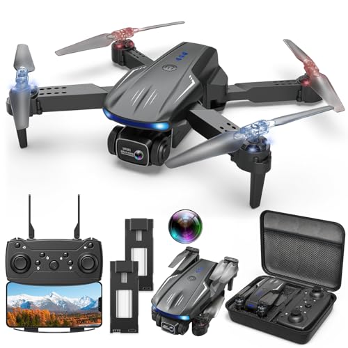 Foldable 1080P Mini Drone with Camera and 2 Batteries X39548