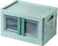 52L Plastic Storage Bins With Lids (White and orange) R457