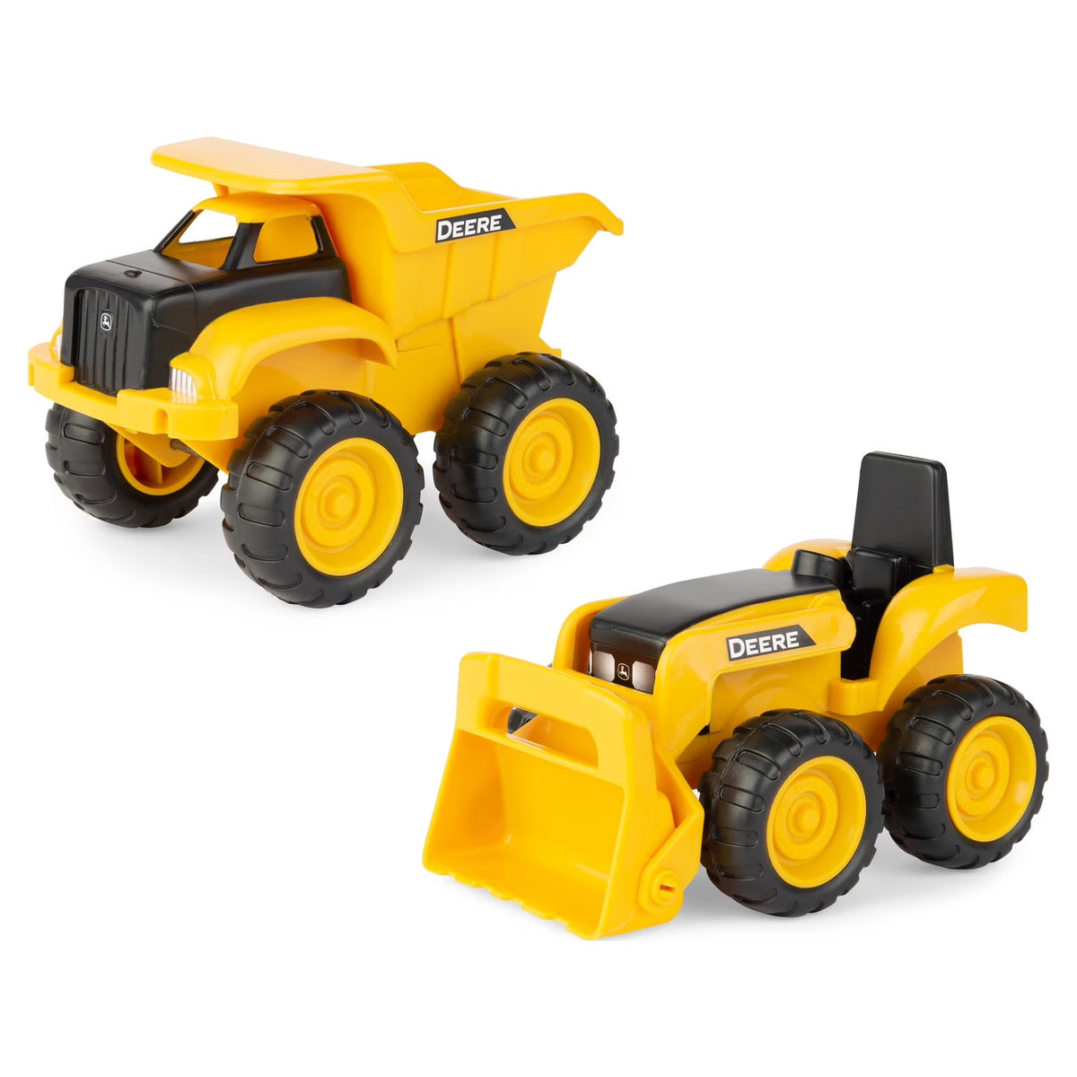Yellow Construction Vehicle 2 Pack Dump Truck & Tractor with Loader G582927