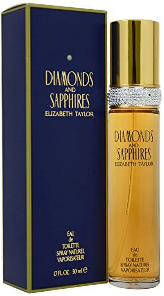 White Diamonds and Sapphires Perfume 1.7 Fl. Oz Pack 3 C692