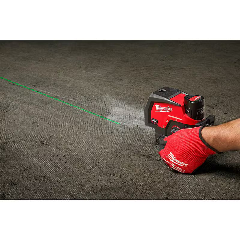 12-Volt Cordless Green Laser Level with Battery Pack M843506