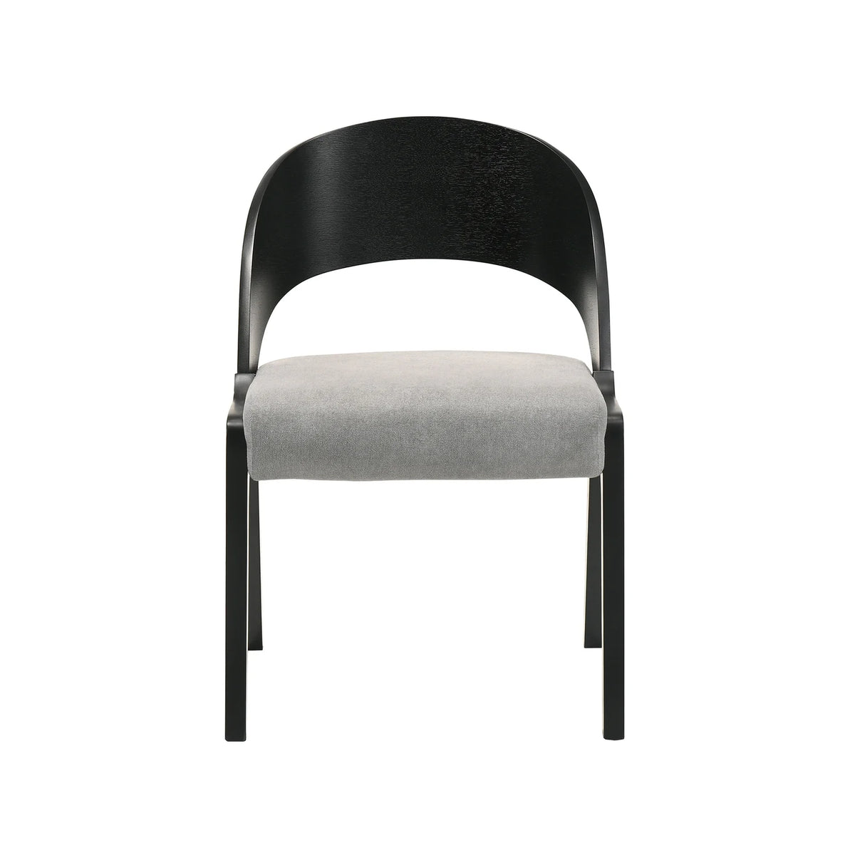 Fabric & Wood Accent Chairs, Set of 2 J406