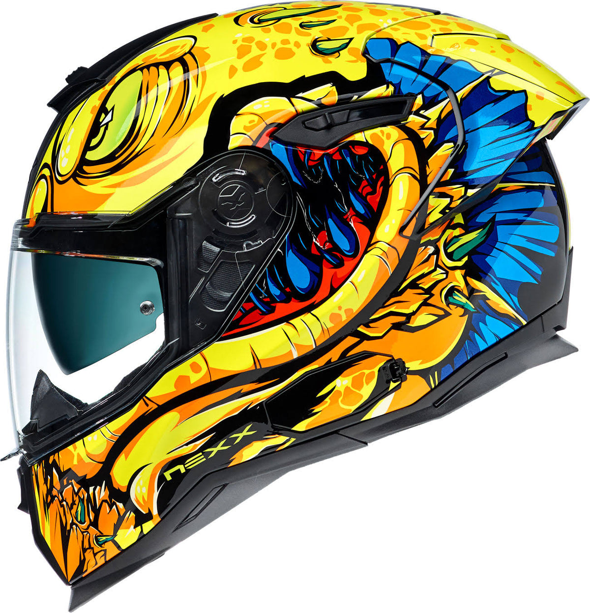Helmet SX.100R Abisal Yellow / Blue - Size M C692