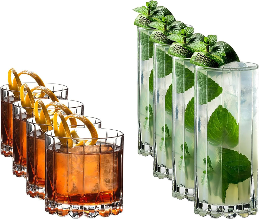 Set Of 8 10.87 Fl.Oz. Rocks & Highballs Glassware V4992