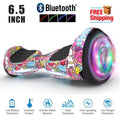 6.5 Bluetooth Speaker LED Light Self Balancing Electric Scooter J19321