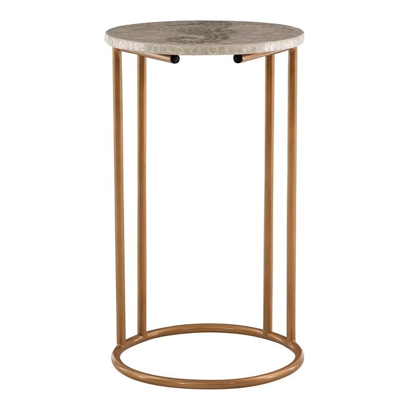 Gold Metal Accent C Table X166