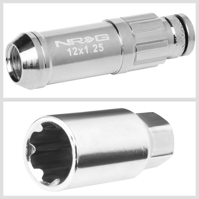 Silver Cone Seat Open End Wheel Locks B132601