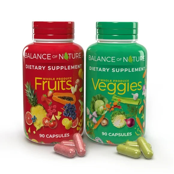 90 Fruit and 90 Veggie Capsules Supplement Set E8420