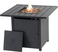 31 Inch Gas Propane Fire Pit Rectangular Fire Table with Lid Z469