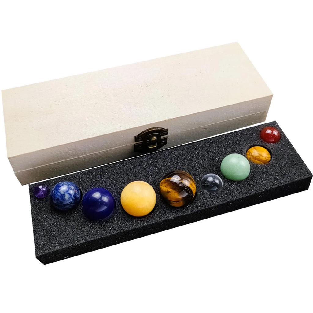 Planet Crystal Solar System Ornaments Set R6600