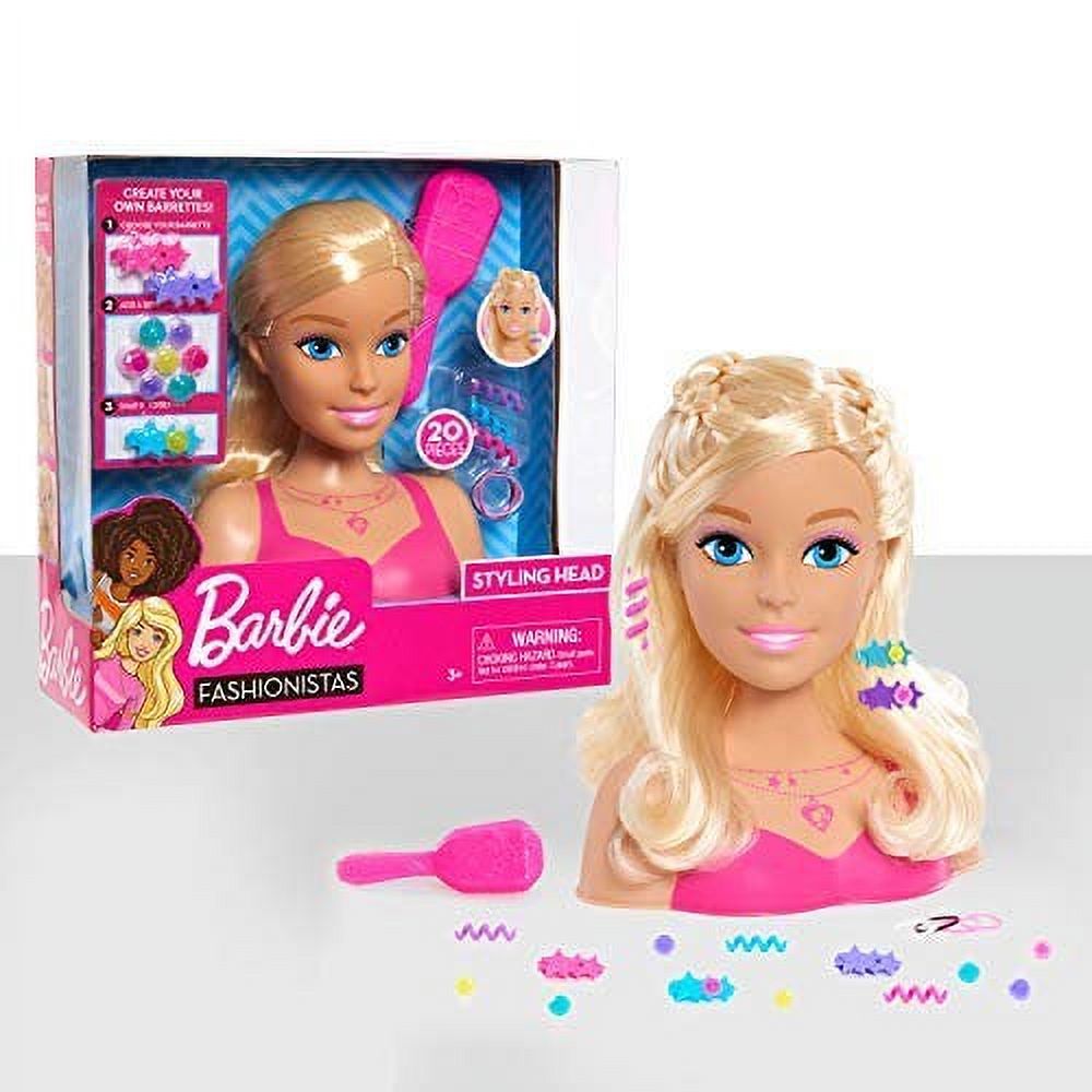 Blonde 8-Inch Styling Head with 20 Pieces Styling Accessories C46660