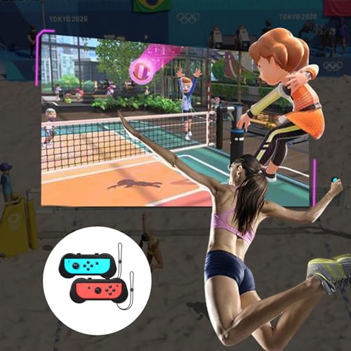Switch Sports Games Accessories Bundle, 10 in 1 Family Party Pack with Tennis Rackets, Golf Clubs, Leg Straps & Joycon Grips O6768