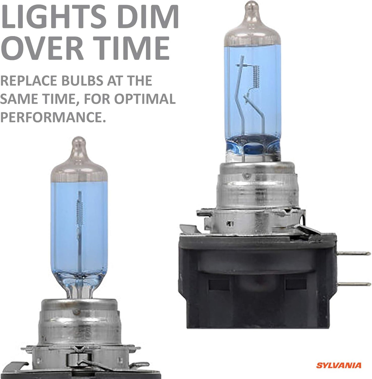 H11B Halogen Headlight Bulb, 2 Pack W8435